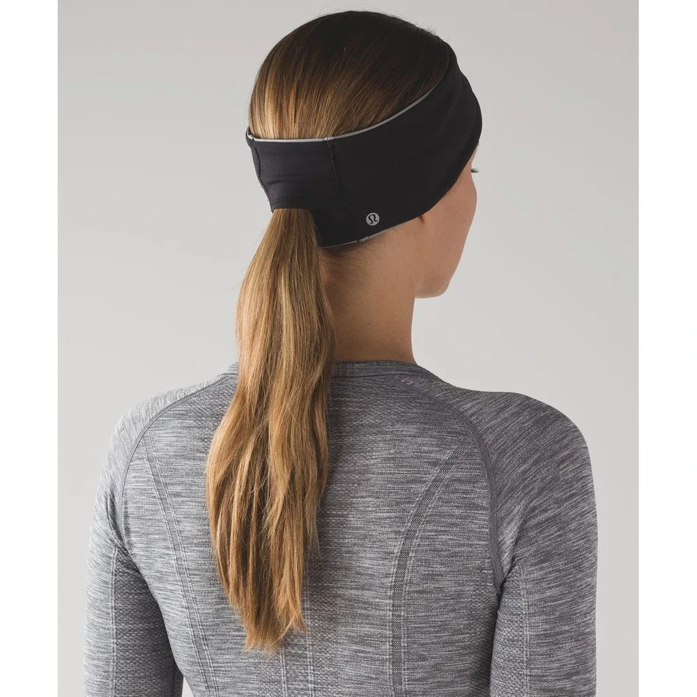 Lululemon Run With Me Ear Warmer II-Black
